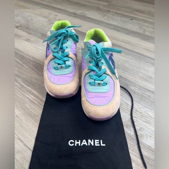 Chanel Multicolor Sneakers size 38 - Picture 1 of 5